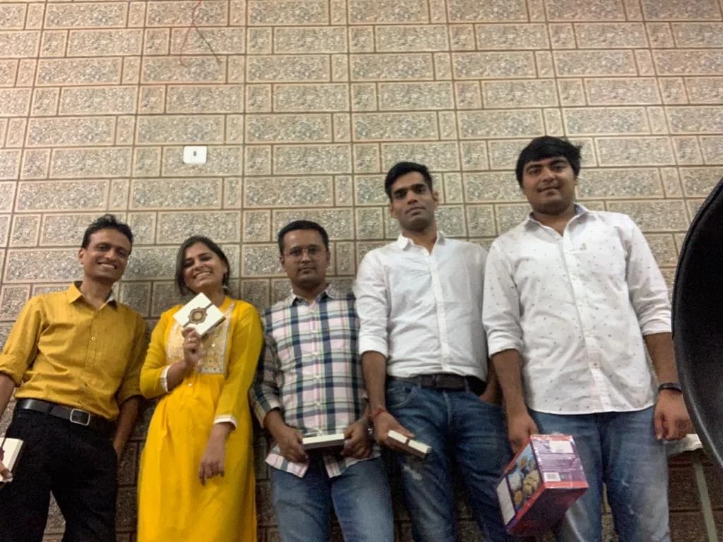 Jasbhi team at a celebration